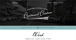 Desktop Screenshot of curtwoodcustom.com