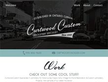 Tablet Screenshot of curtwoodcustom.com